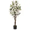 Arbre Artificiel Bougainvillier de 120 cm - COSTWAY - Plante Fleurie F...