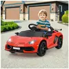 COSTWAY Lamborghini Voiture Électrique 12v/4,5 Ah, Télécommande 2.4g, ...