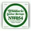 Corde au détail D'addario NW054 - guitare électrique - Filet rond 054