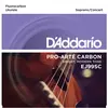 D'Addario Ukulele Strings EJ99SC Sopran Carbon - Snaren