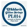 D'addario PL014 - Corde au détail 014 guitare électrique - Acier plein