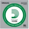 Corde au détail D'addario NW020 - guitare électrique - Filet rond 20