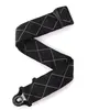 D'Addario 50BAL02 Auto Lock Black Padded Diamonds gitaarband