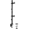 Kensington Monitorarm 2 Schermen - Verticale Bevestiging - tot 32" Landscape en 29" Portret - tot 9kg