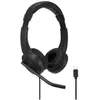 Kensington H1000 - Micro-casque - sur-oreille - filaire - USB-C - noir