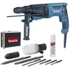 Perfo-burineur SDS Plus 800W avec accessoires + coffret - MAKITA - HR2...