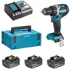 Perceuse visseuse MAKITA 18V Li-Ion Ø13 mm - 2 Batteries 18V 3.0Ah + 1...