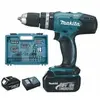 Perceuse à percussion MAKITA DHP453RFX4 - 2 batteries, 74 accessoires ...