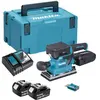 Makita DBO381RTJU Accu Vlakschuurmachine AWS 18V 5.0Ah in Mbox