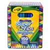 Crayola Feutres Lavables Super Pointe 18x14.8x13.5 Cm 150 Unités