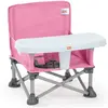 Bright starts Pop  N Sit Portable Booster Seat - Pink.