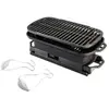 Barbecue en fonte avec grille de cuisson - Lodge - Style Hibachi - Charbon de bois - Fabriqué aux USA