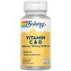 Solaray Vitamine C 1000mgr + D 2000ui 60 Unités