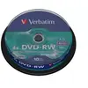 DVD-RW VERBATIM - Spindle 10 - 4x - 4.7 Go - Argent mat