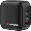Verbatim Mini GaN Muurlader 70W 3-Poorten EU/VK/VS Adapter