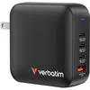 Verbatim Mini GaN Muurlader 165W 4-Poorten EU/VK/VS Adapter
