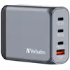 Verbatim GNC-100 GaN Oplader 4 Poorten 100W USB A/C