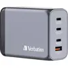 Verbatim GNC-240 GaN Oplader 4 Poorten 240W USB A/C