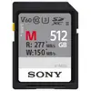 Sony - sdxc m series 512GB uhs-ii Class 10 U3 V60 (SFM512)