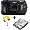 Pentax WG-8 kit avec batterie DB110 et dragonne - Noir