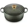 Cocotte LE CREUSET 24CM THYM BOUTON DORÉ