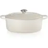 Le Creuset Braadpan Ovaal Signature Meringue - ø 31 cm / 6.3 Liter