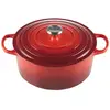 Le Creuset - Cocotte en fonte ronde Signature rouge cerise 28 cm