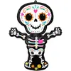 Anagram Folieballon Day Of The Dead Skeleton 86 X 66 Cm Wit