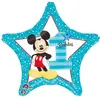 Disney ballon aluminium étoile mickey 1er anniversaire 43cm - 3433501