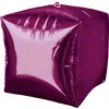 Ballon Cube - AMSCAN - Rose - Violet - Ballon classique - Hélium
