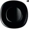Assiette creuse noire 21 cm - Carine Noir - Luminarc