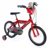 Vélo Enfant Disney - Cars - Roues 16" - Age 5 à 7 ans - 2 Freins - Stabilisateurs - Rouge et Noir - Produit HUFFY