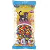 HAMA Sachet de 6000 perles moyennes mélange néon
