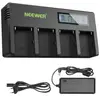 Neewer Chargeur de batterie NP-F x4 avec écran LCD