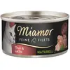 Miamor Filets Fins Naturels 6 x 80 g pour chat - thon, saumon