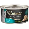Miamor Filets Fins Naturels 6 x 80 g pour chat - poulet, thon