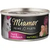 Miamor Filets Fins Naturels 6 x 80 g pour chat - thon, crabe