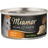 6x80g Filets Fins Naturels poulet, potiron Miamor - Pâtée pour chat