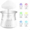 TTLIFE 3 en 1 Humidificateur Nuage de Pluie, Diffuseur d'huiles Essentielles d'aromathérapie, 7 Couleurs Changeantes Lumières 3 Modes