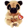 Peluche Ty Beanie Bellies Izzy le Carlin 15 cm Marron