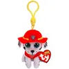 Porte clés en peluche Ty Beanie Boo's Pat Patrouille Marshall