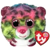 Peluche Puffies Dotty le léopard 9 cm - TY - Jaune - Mixte - Enfant