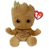 Peluche - TY - Groot - 15 cm - Doux et moelleux - Super-héros Marvel