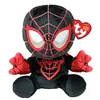 Jouet en peluche - TY - Miles Morales - Noir, rouge et blanc - Blanc - Mixte - Small