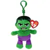 Peluche Ty Marvel Beaniee Babies Soft Porte-clés Hulk