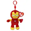 Peluche Ty Marvel Beaniee Babies Soft Porte-clés Iron Man