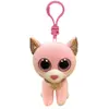 Porte-clés en peluche Ty Beaniee Boo's Clip Fiona le Chat