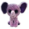 Peluche Ty Beaniee Boo's Small Eva L'Eléphant Violet