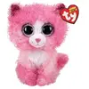Peluche TY Beanie Boos Reagan Chat 15cm - Rose et Blanc