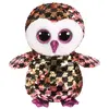 Peluche Ty Flippables Taille M Cheks le hibou 23 cm